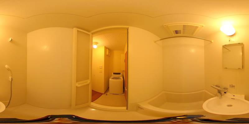 パノラマ画像バスルーム