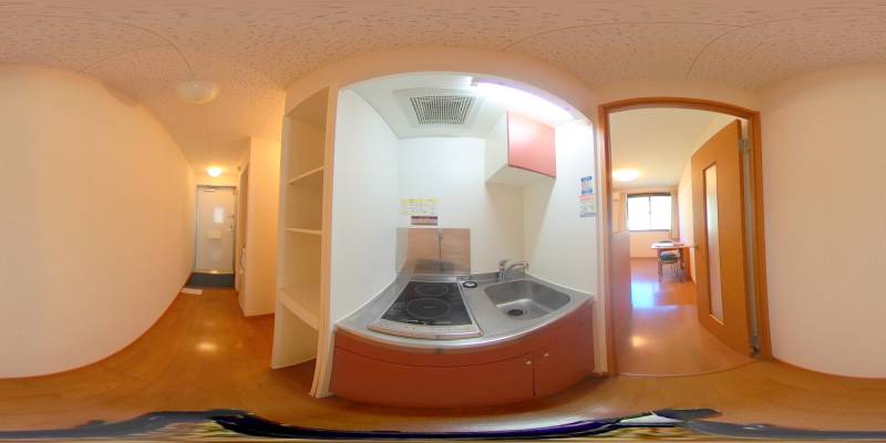 パノラマ画像キッチン