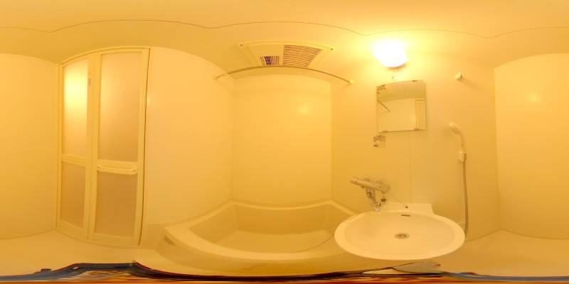 パノラマ画像バスルーム