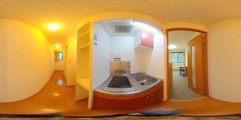 パノラマ画像キッチン