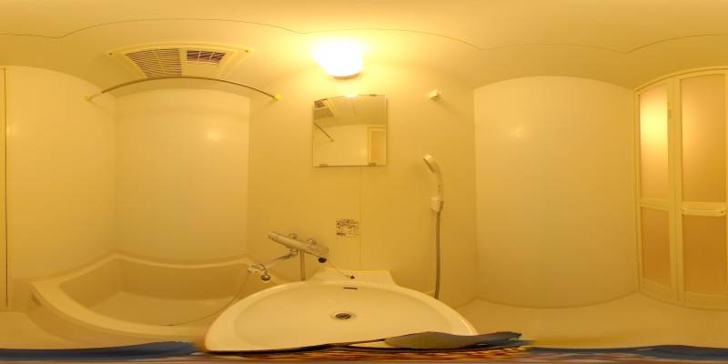 パノラマ画像バスルーム