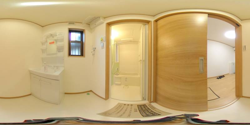 パノラマ画像洗面所