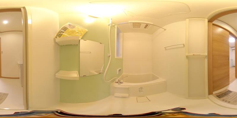 パノラマ画像バスルーム