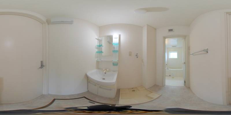 パノラマ画像洗面所