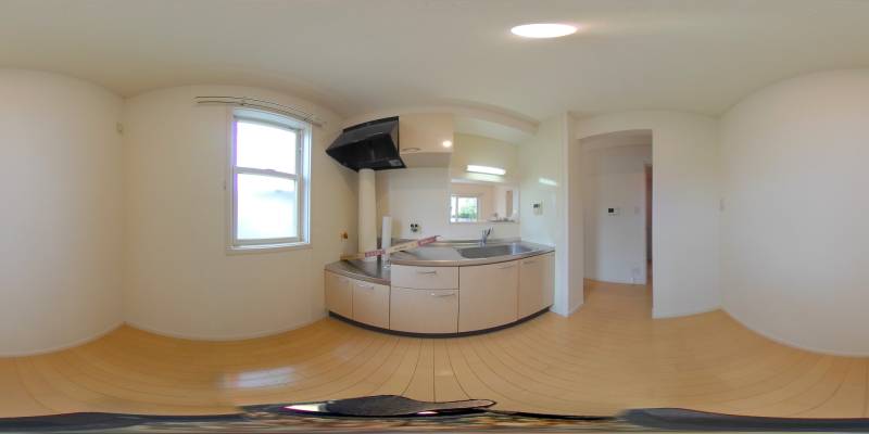 パノラマ画像キッチン