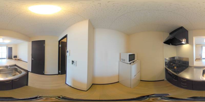 パノラマ画像キッチン