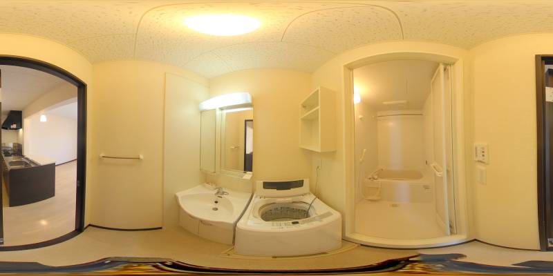 パノラマ画像洗面所