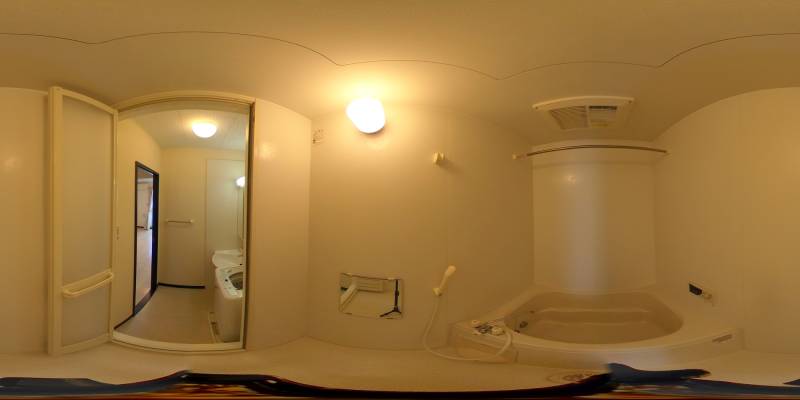 パノラマ画像バスルーム