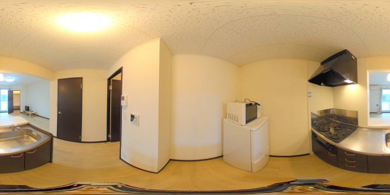 パノラマ画像キッチン