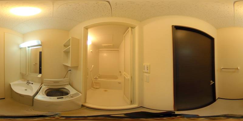 パノラマ画像洗面所