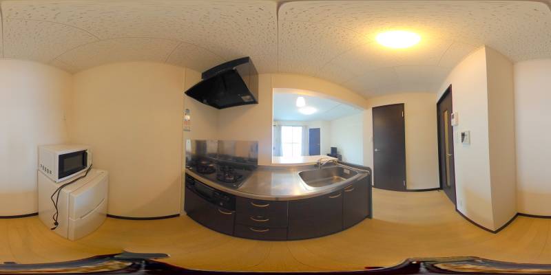 パノラマ画像キッチン