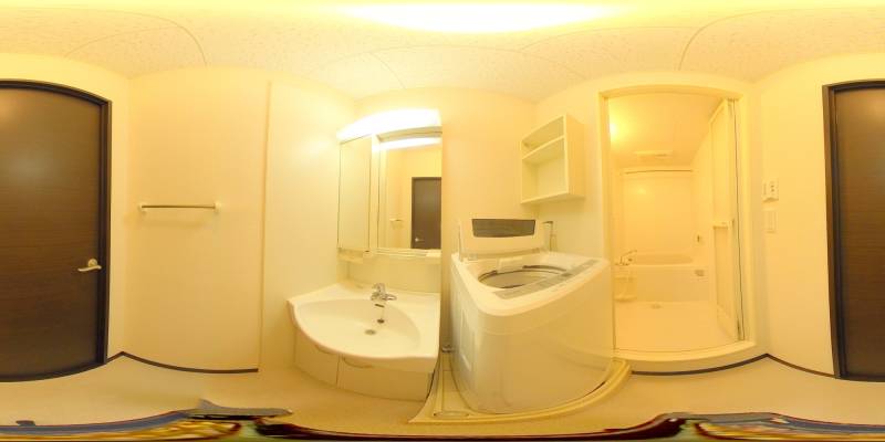 パノラマ画像洗面所