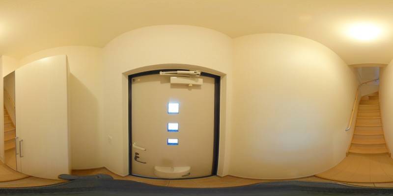 パノラマ画像玄関