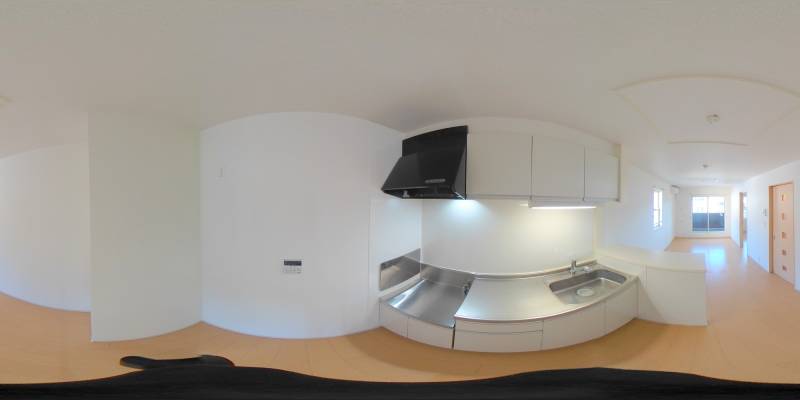 パノラマ画像キッチン