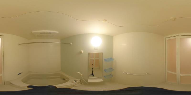 パノラマ画像バスルーム