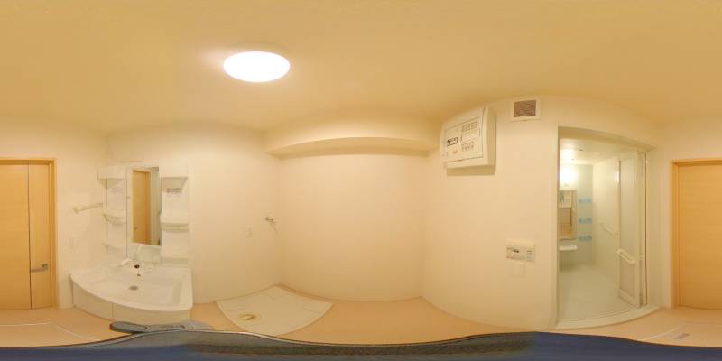 パノラマ画像洗面所