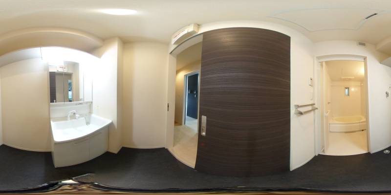 パノラマ画像洗面所