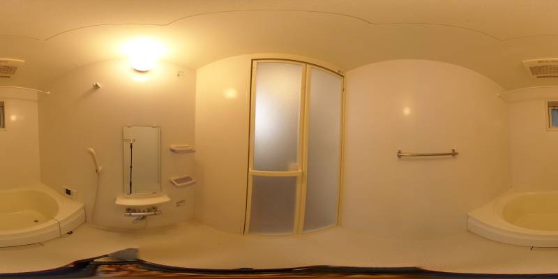 パノラマ画像バスルーム