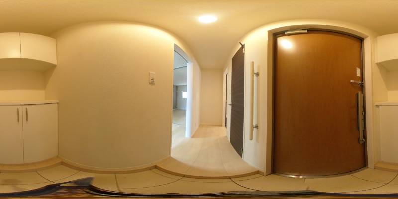 パノラマ画像玄関