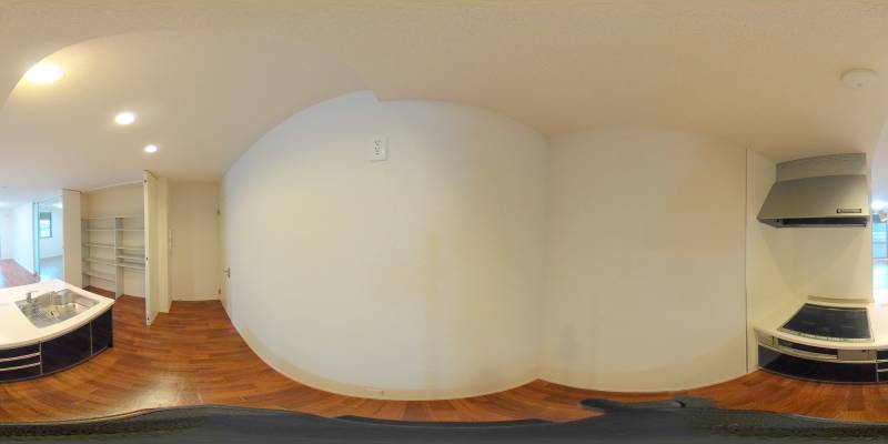 パノラマ画像キッチン