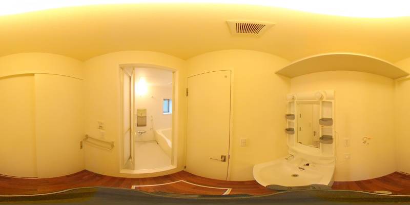 パノラマ画像洗面所