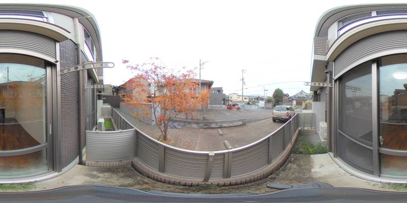 パノラマ画像バルコニー