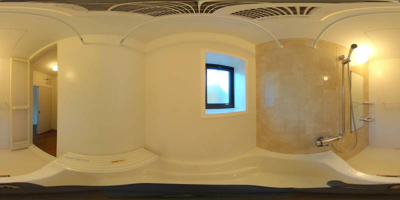 パノラマ画像バスルーム