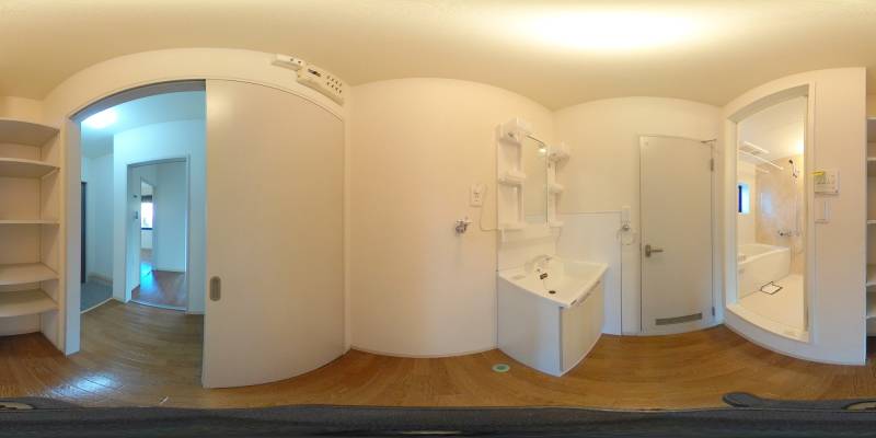 パノラマ画像洗面所