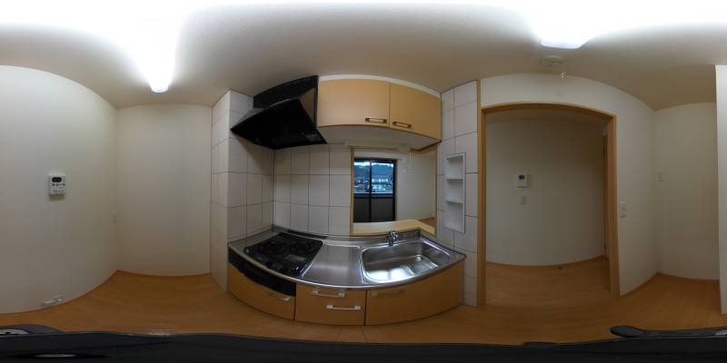 パノラマ画像キッチン