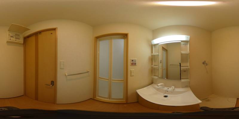 パノラマ画像洗面所