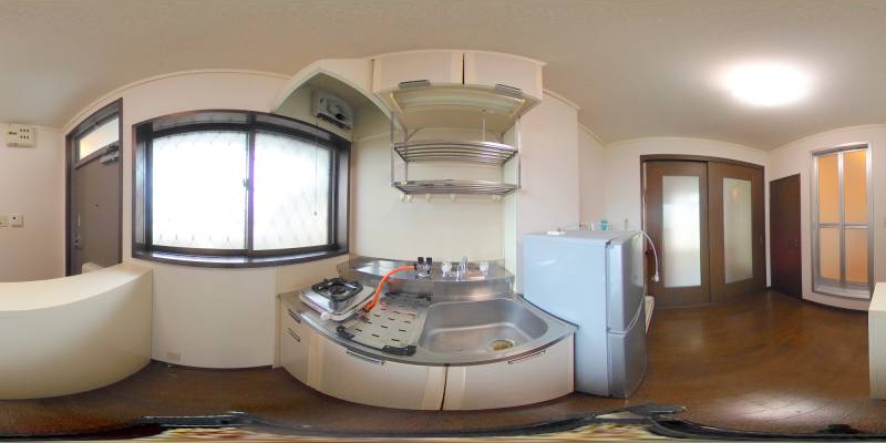 パノラマ画像キッチン