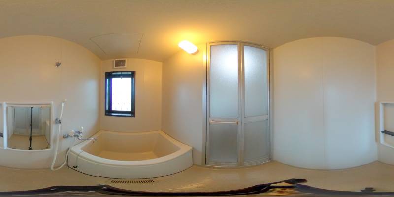 パノラマ画像バスルーム