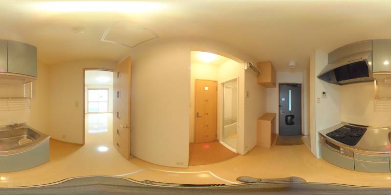 パノラマ画像キッチン