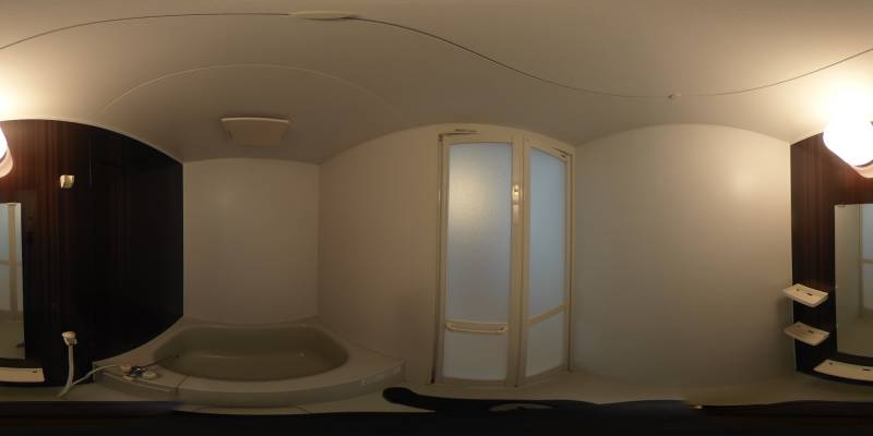 パノラマ画像バスルーム