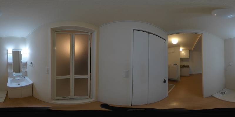 パノラマ画像洗面所