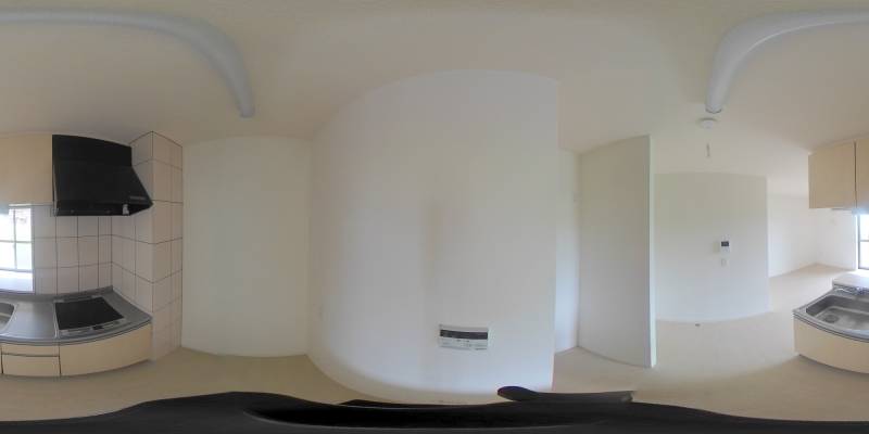 パノラマ画像キッチン