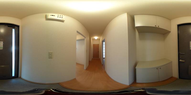 パノラマ画像玄関