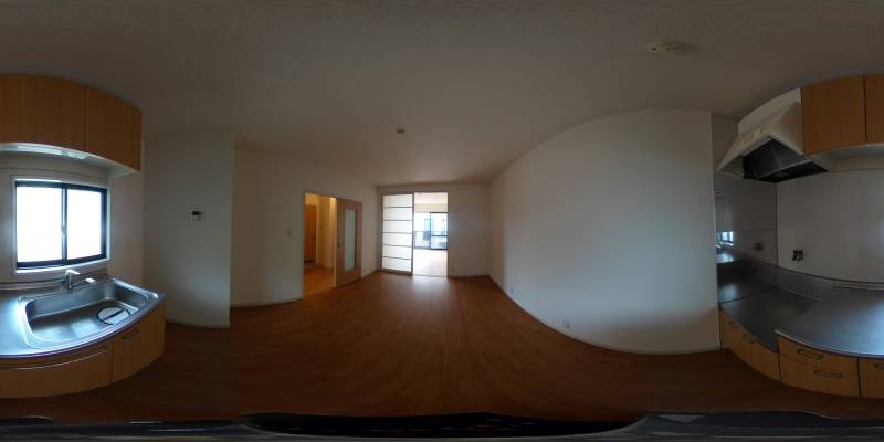 パノラマ画像キッチン