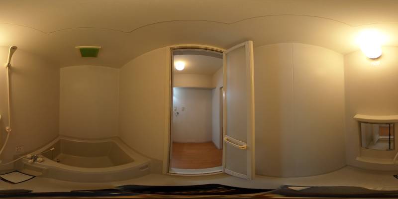 パノラマ画像バスルーム