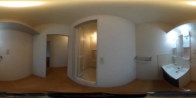 パノラマ画像洗面所