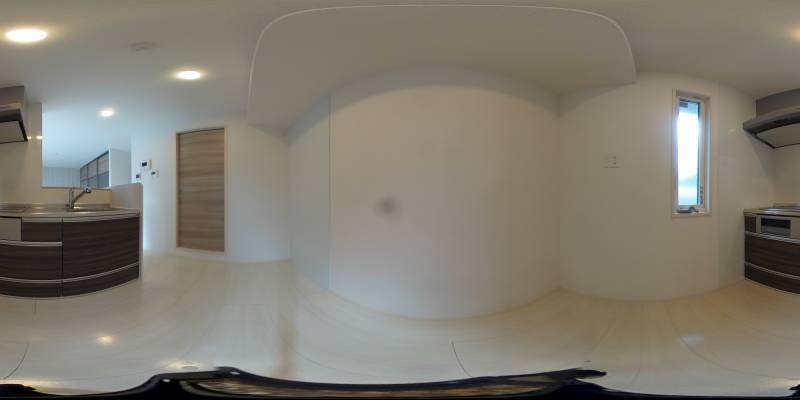 パノラマ画像キッチン