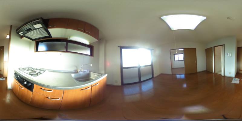 パノラマ画像キッチン