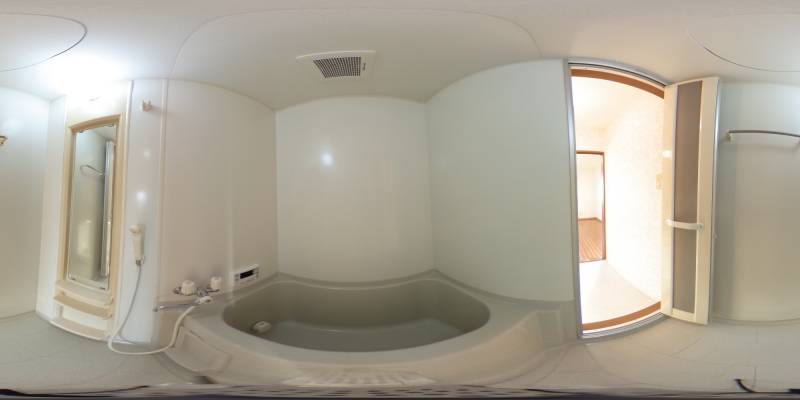 パノラマ画像バスルーム