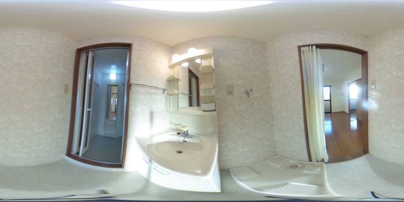 パノラマ画像洗面所