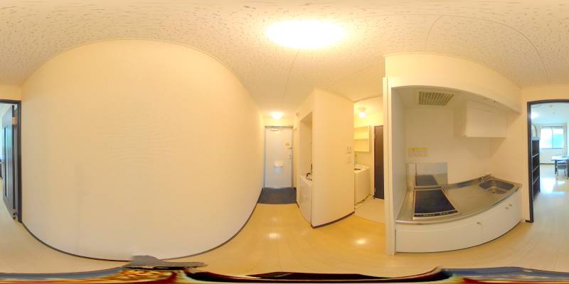 パノラマ画像キッチン