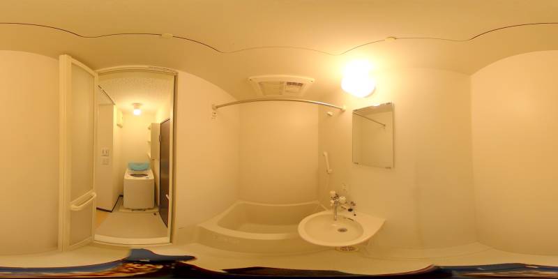 パノラマ画像バスルーム
