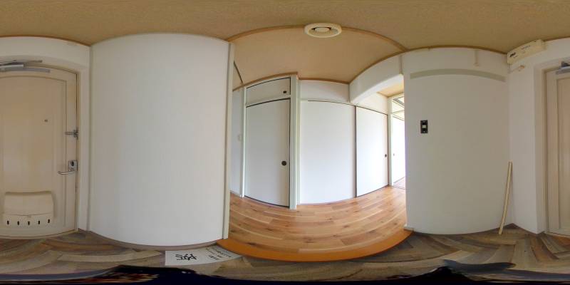 パノラマ画像玄関