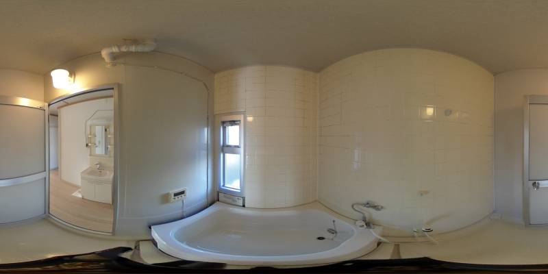 パノラマ画像バスルーム