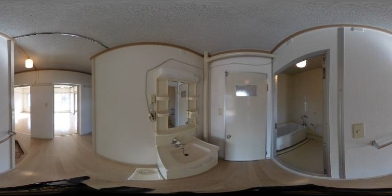 パノラマ画像洗面所