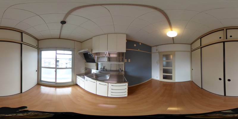 パノラマ画像キッチン